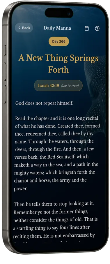 A Daily Manna reading in VerseRoot