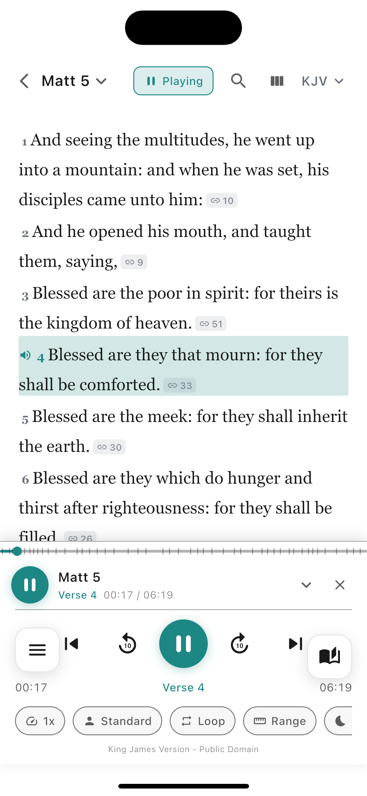 VerseRoot Bible Audio Player